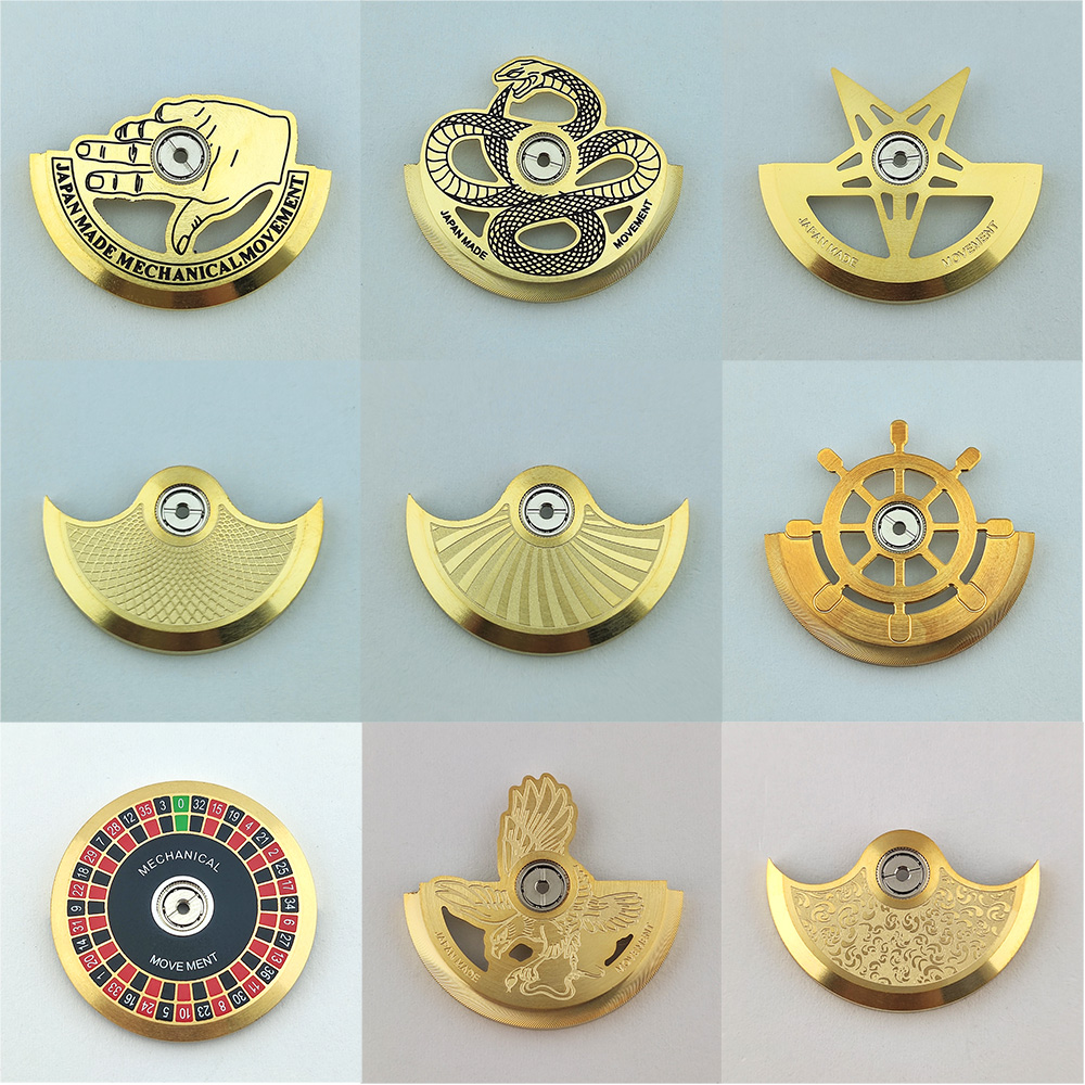 Watch Movement Rotor - 18 Styles Golden NH35 Oscillating Weight