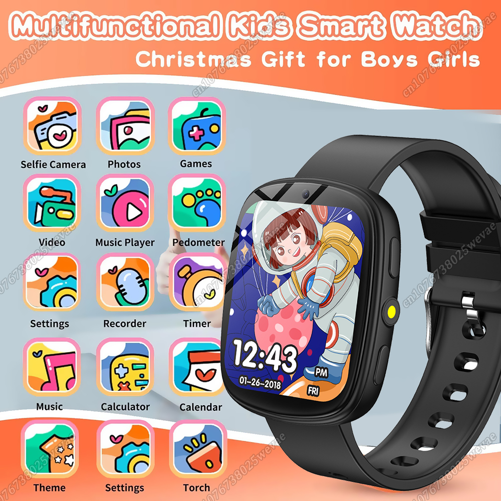 Smartwatch Digital Watches For Kids - Kids Games Smartwatch 1.56 ''HD Screen
