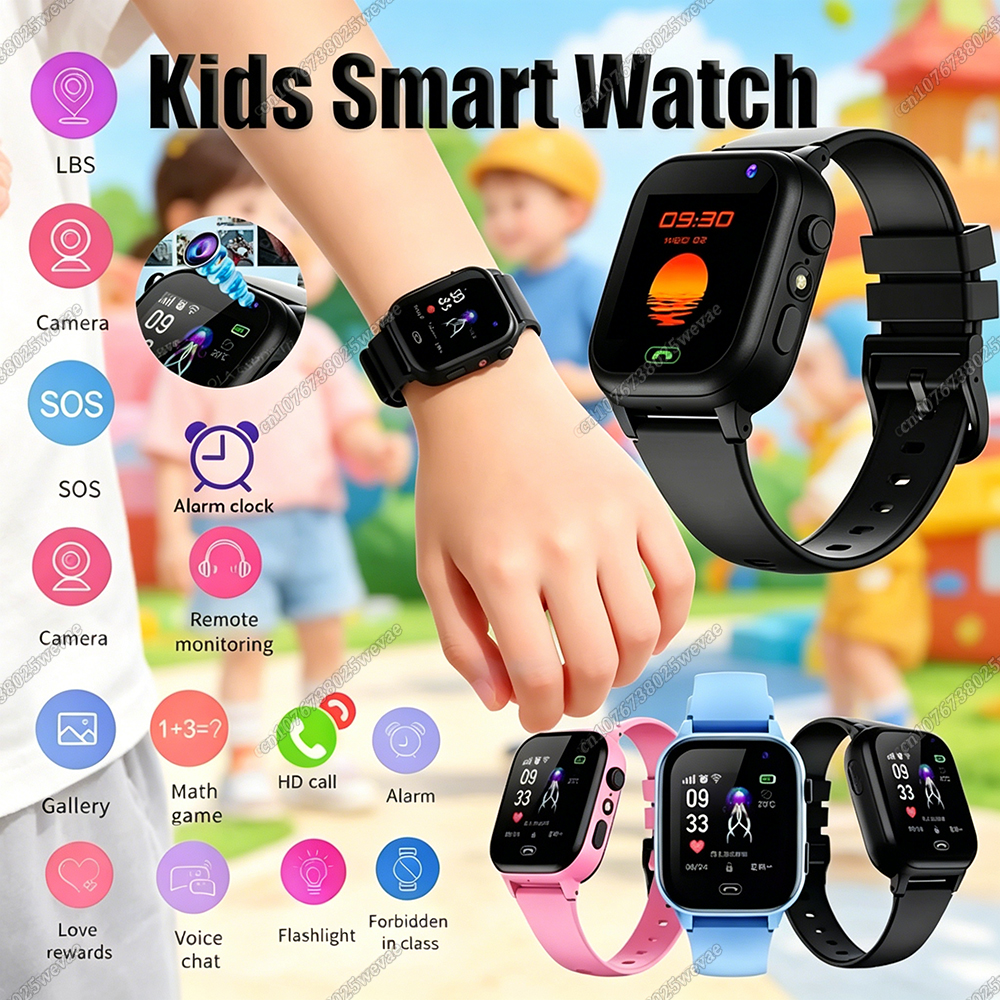 Smartwatch Watches Gift For Boys With Gps - New 2026 Kids Smart Watch SOS