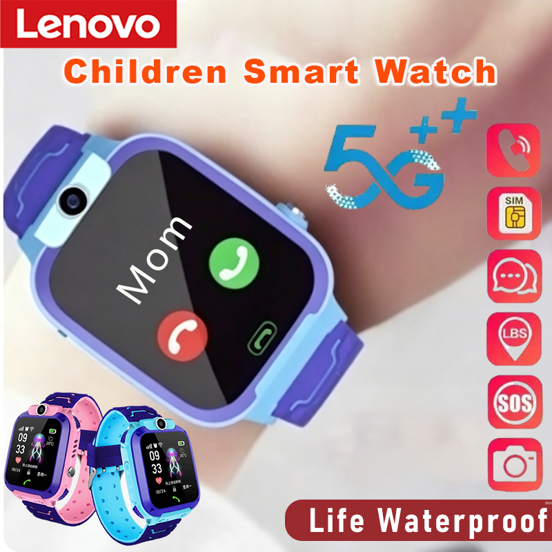 Smartwatch Digital Watches For Kids - Lenovo 2026 5G Waterproof Smart Watch