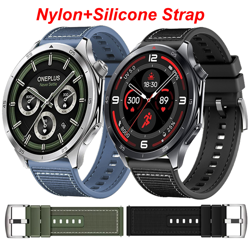 Nylon+Silicone Strap For OnePl - Watch S Realme reseña y precio