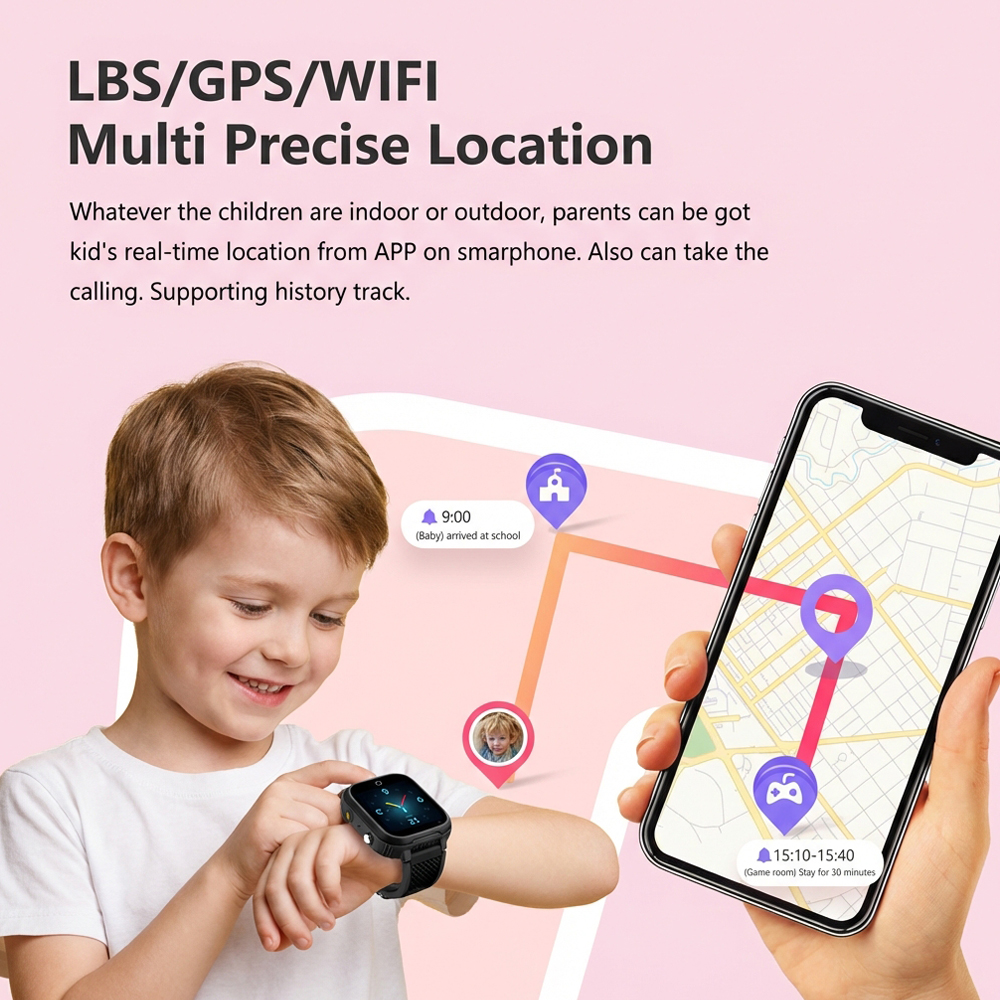 New Kids Smart Watch 4G LTE GP - Smartwatch Watches Gift For Boys With Gps reseña y precio