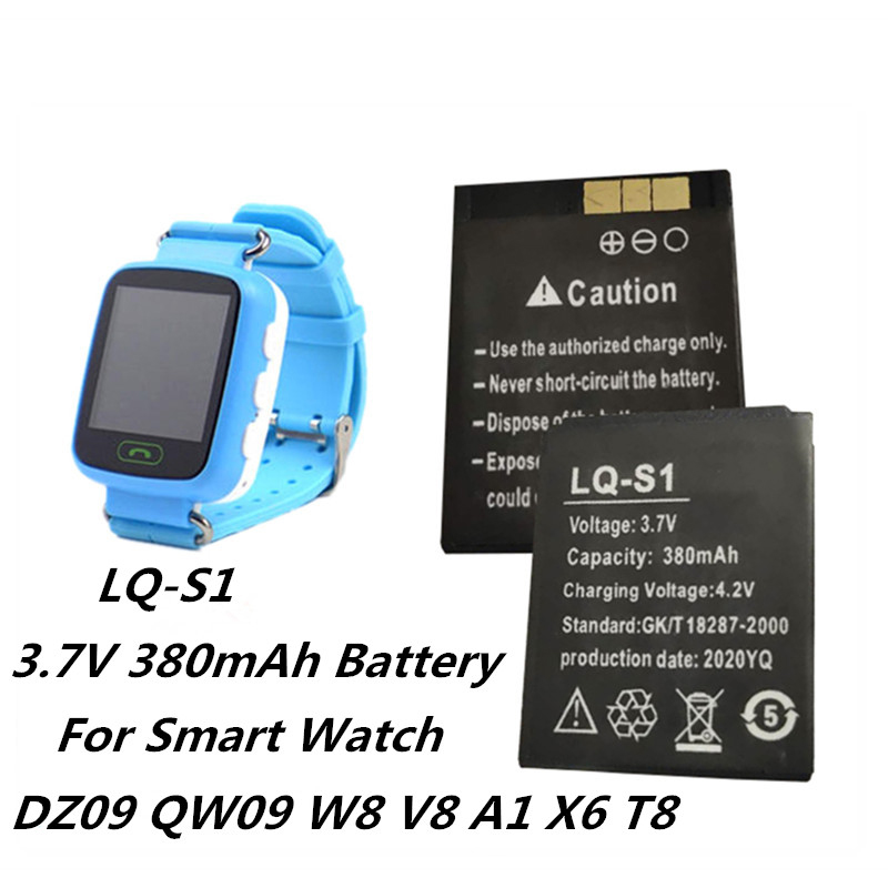 1-4PCS LQ-S1 3.7V 380mAh Recha - Watch V8 reseña y precio