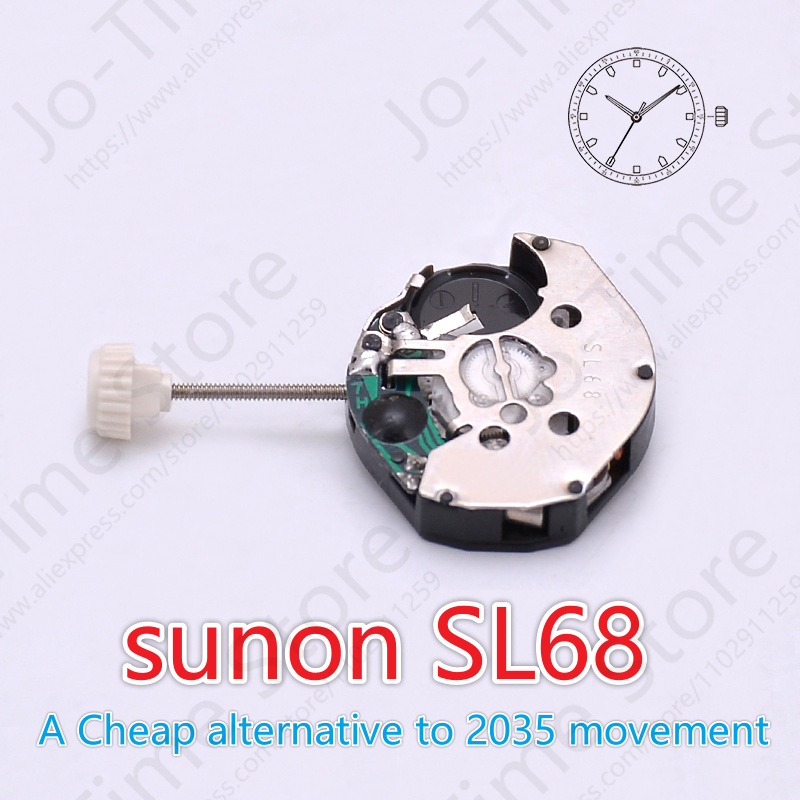 Sunon Sl68 Quartz Watch Moveme - Watch Movement Rotor reseña y precio