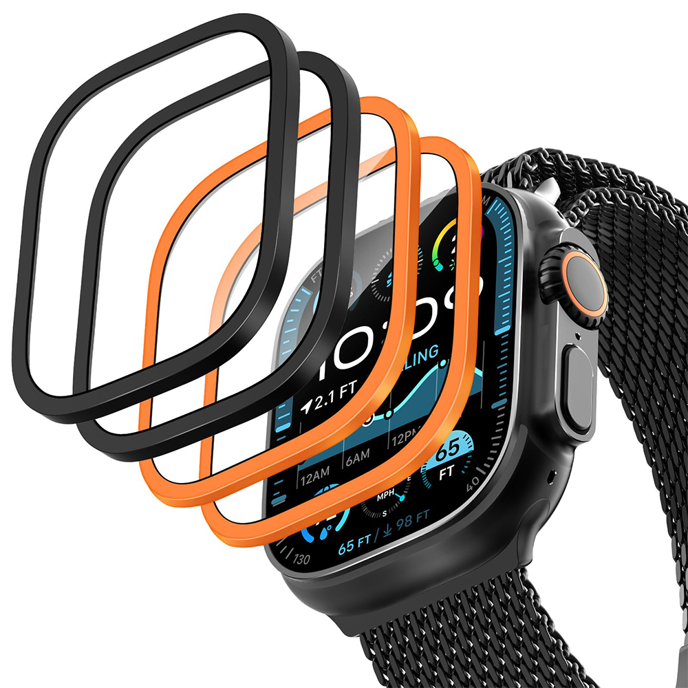 2PCS Titanium Metal Frame for  - Smartwatch Watches Gift For Men reseña y precio