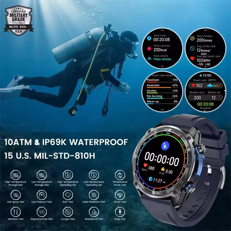 T-Rex3 Pro GPS Offline Map 100 - Heart Rate Gps Watch reseña y precio