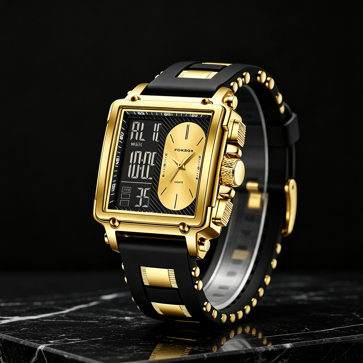 LIGE Top Original Square Digit - Smartwatch Square Watches For Men reseña y precio