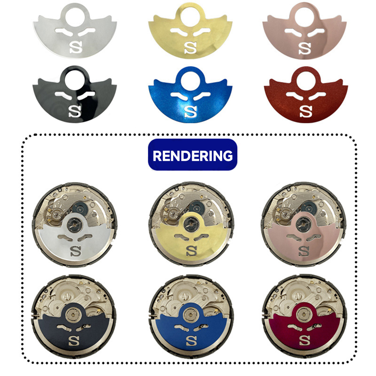 Movement Oscillating Rotors Au - Watch Movement Rotor reseña y precio