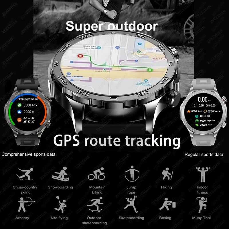 New GPS Track Smart Watch Men  - Heart Rate Gps Watch reseña y precio