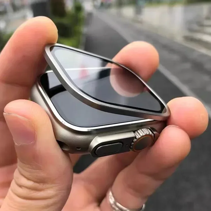 Tempered Glass for Apple Watch - Smartwatch Watches Gift For Men reseña y precio