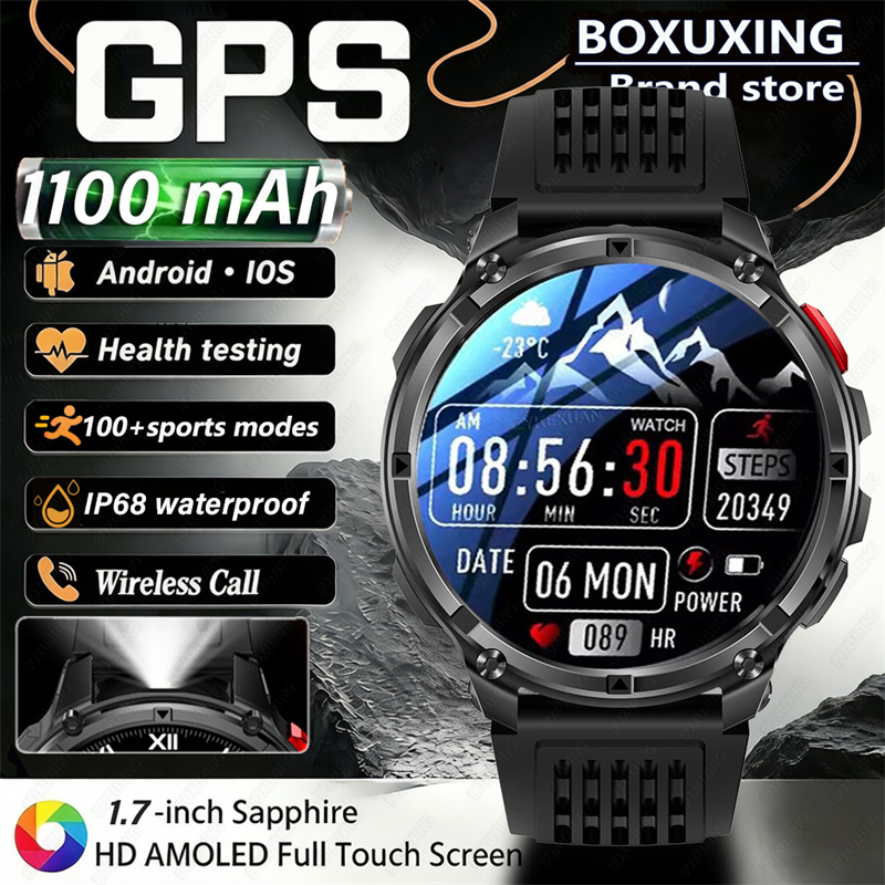 2026 New 1100mAh Large Battery - Smartwatch Watches Gift For Men reseña y precio