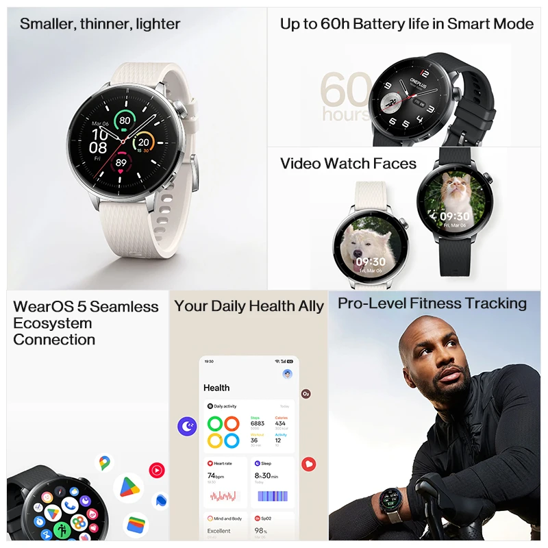 Global Version OnePlus Watch 3 - Heart Rate Gps Watch reseña y precio
