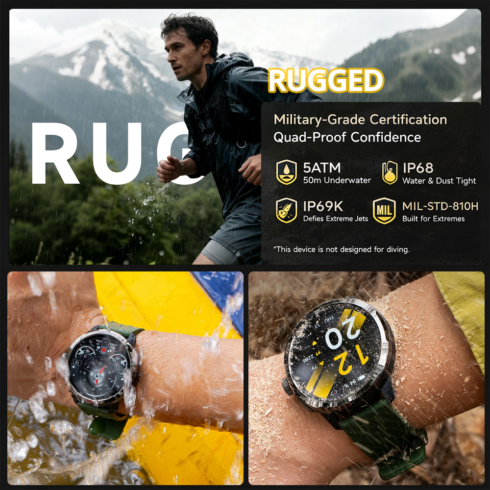 Ulefone Armor Watch Pro Smartw - Heart Rate Gps Watch reseña y precio