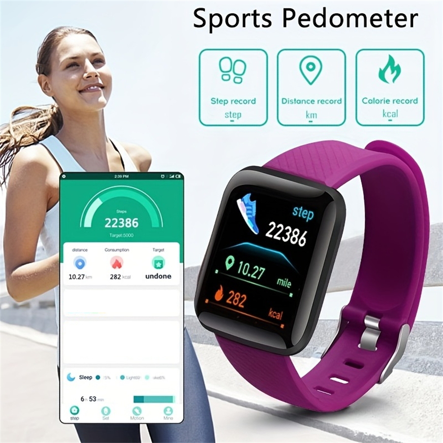 Sport Smartwatch Fitness Brace - Smartwatch Square Watches For Men reseña y precio
