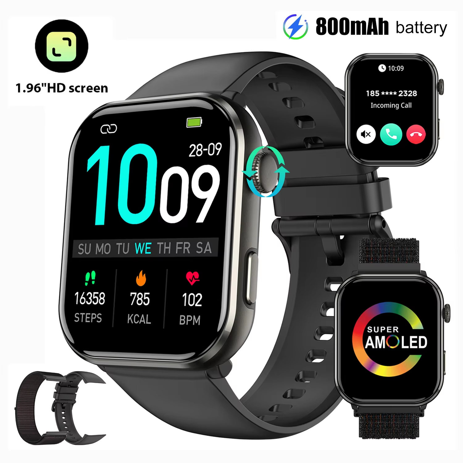 Blackview R60 Bluetooth Call S - Smartwatch Square Watches For Men reseña y precio