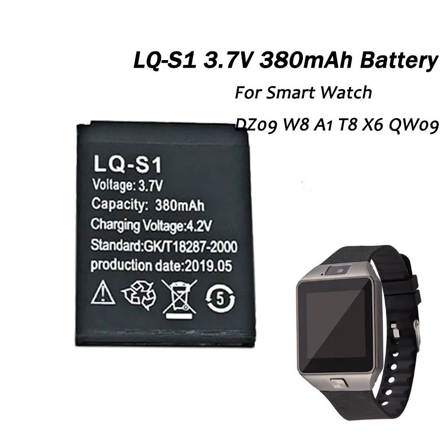 LQ-S1 3.7V 380mAh Smartwatch B - Watch V8 reseña y precio