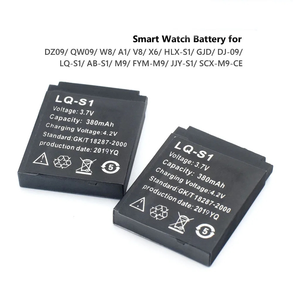 LQ-S1 3.7V 380mAh Smartwatch B - Watch V8 reseña y precio