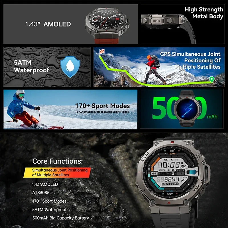 2026 New Military DM58 GPS Sma - Heart Rate Gps Watch reseña y precio