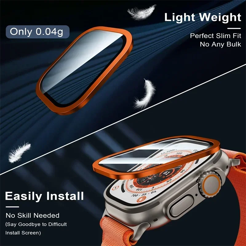 2PCS Tempered Glass for Apple  - Smartwatch Watches Gift For Men reseña y precio
