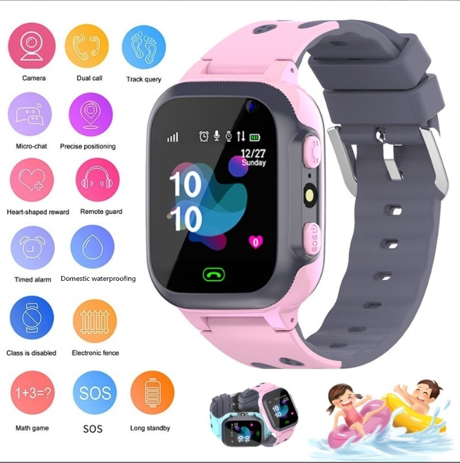 Kids Smart Watch Waterproof Sm - Smartwatch Digital Watches For Kids reseña y precio