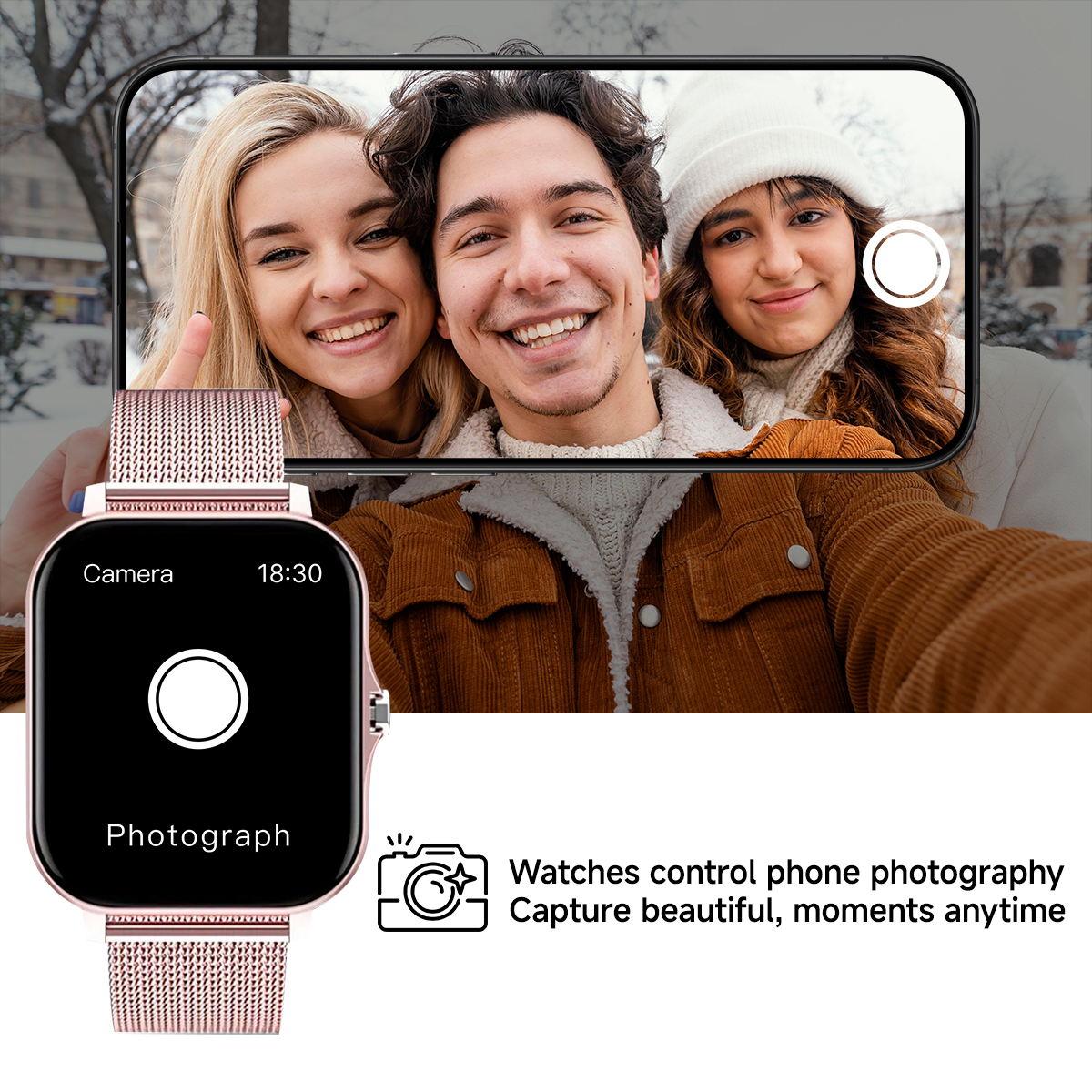 2025 New Smartwatch 1.83''HD S - Smartwatch Square Watches For Men reseña y precio