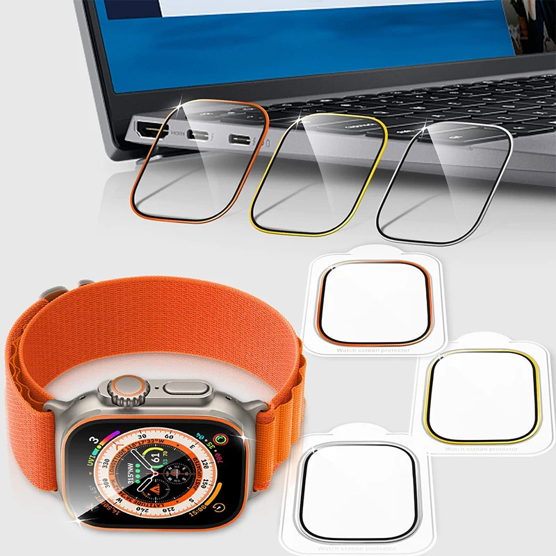 Tempered Glass for Apple Watch - Smartwatch Watches Gift For Men reseña y precio