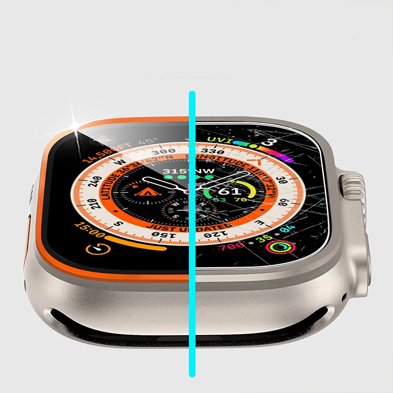 Tempered Glass for Apple Watch - Smartwatch Watches Gift For Men reseña y precio
