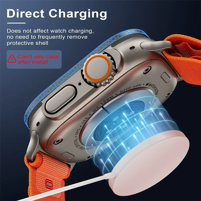 Tempered Glass for Apple Watch - Smartwatch Watches Gift For Men reseña y precio