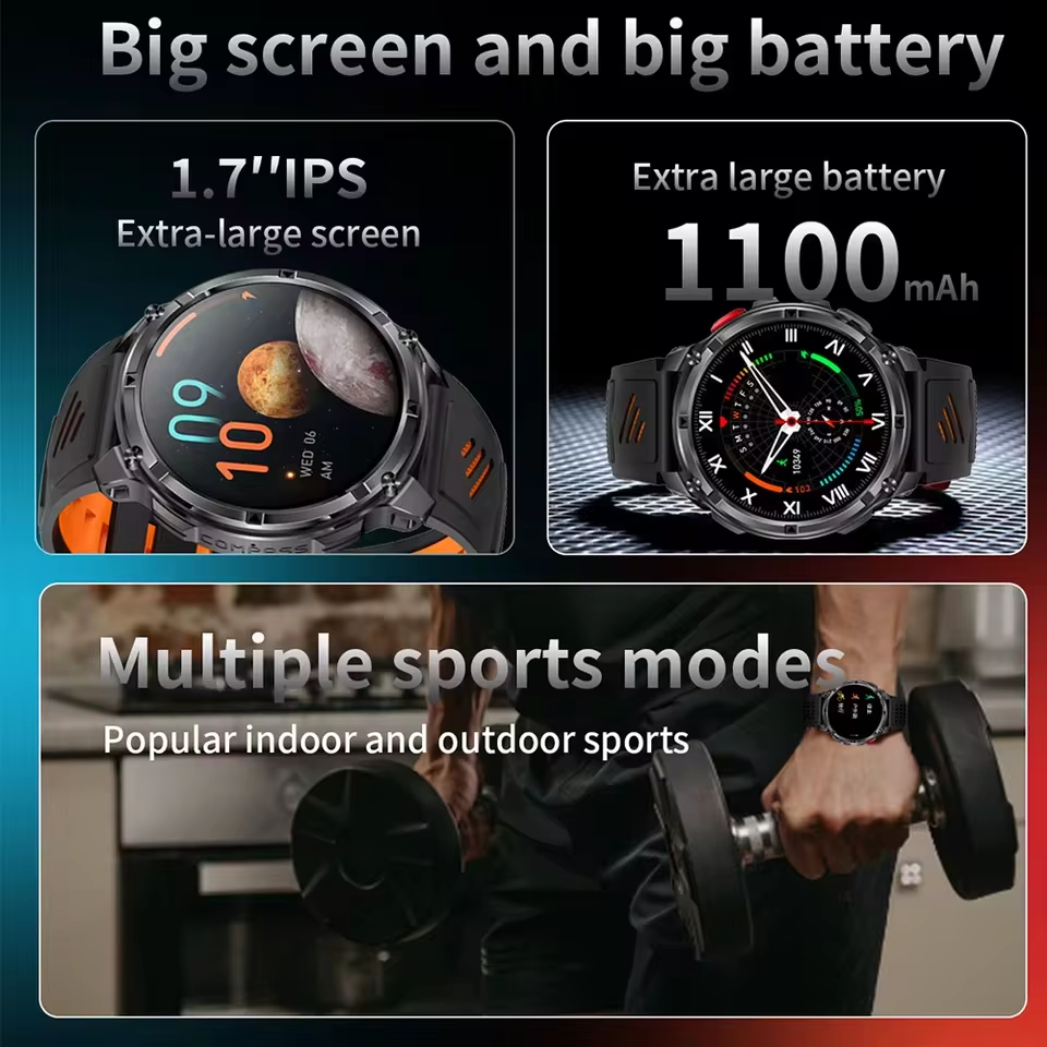 2026 New T-Rex3 Pro 1100mAh Ba - Heart Rate Gps Watch reseña y precio