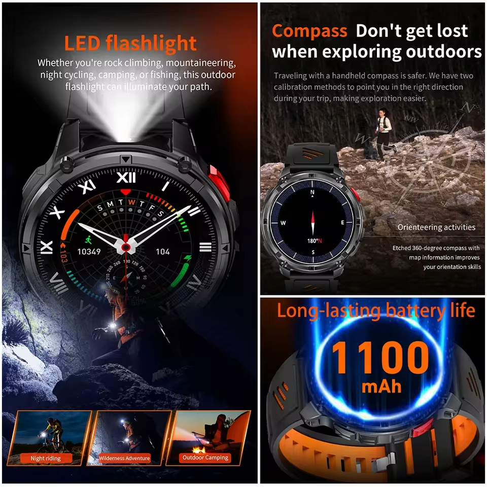 2026 New T-Rex3 Pro 1100mAh Ba - Heart Rate Gps Watch reseña y precio