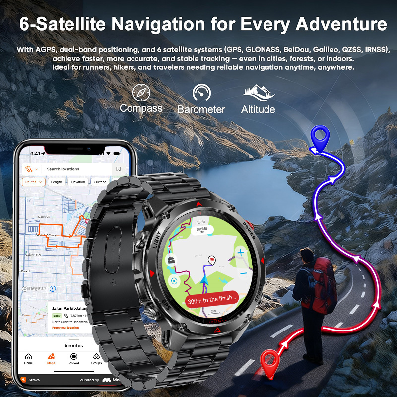 T-Rex 3 Pro Military Grade AGP - Heart Rate Gps Watch reseña y precio