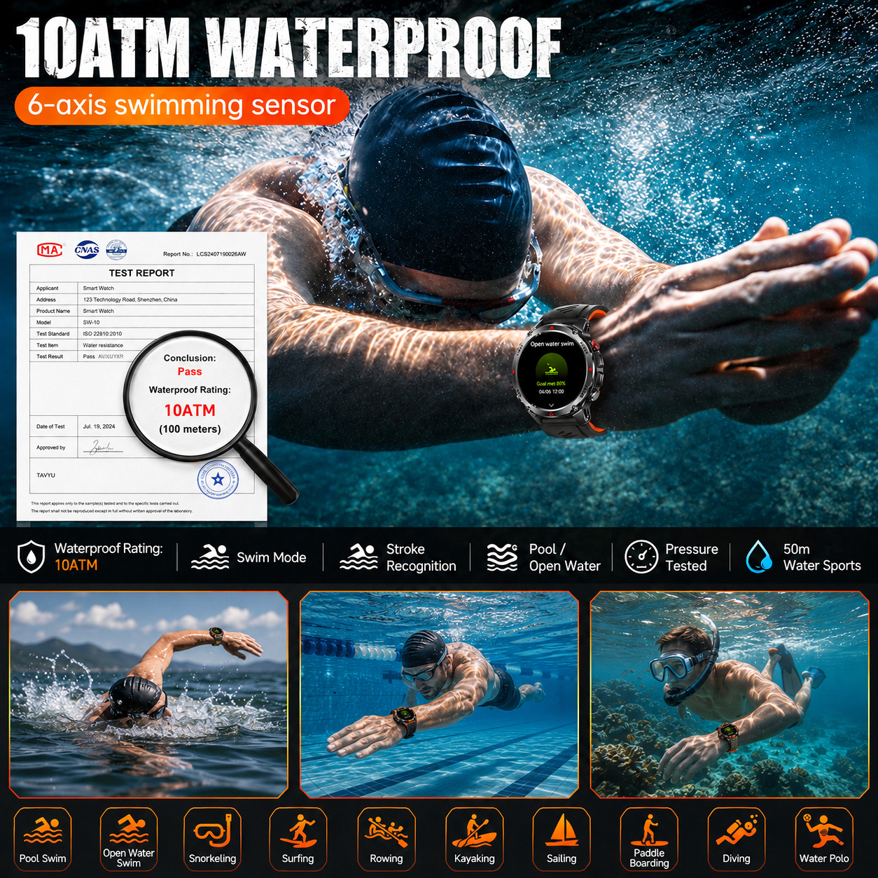 T-Rex 3 Pro Military Grade AGP - Heart Rate Gps Watch reseña y precio