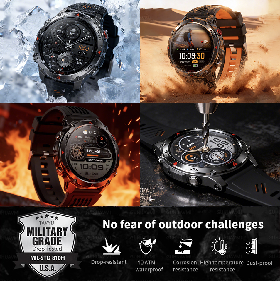 T-Rex 3 Pro Military Grade AGP - Heart Rate Gps Watch reseña y precio