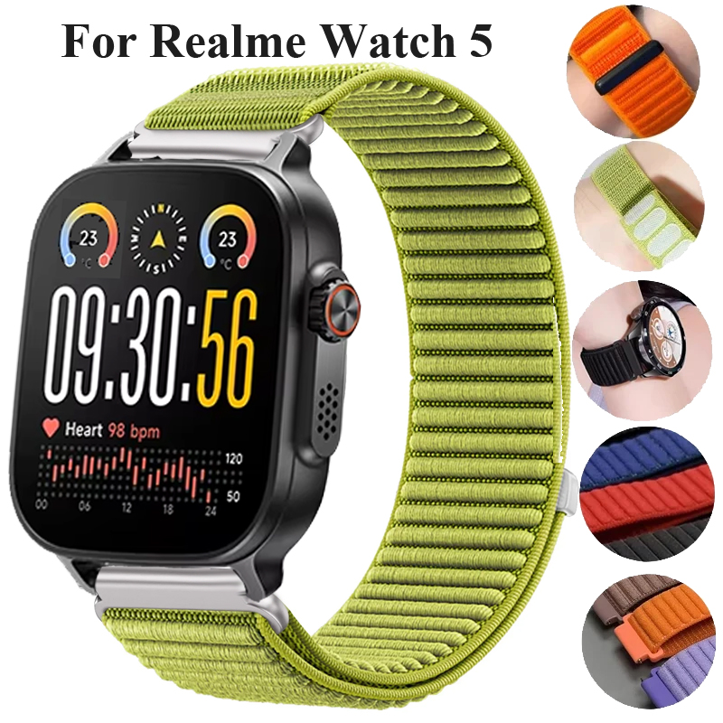 22mm Weave Nylon Loop For Real - Watch S Realme reseña y precio