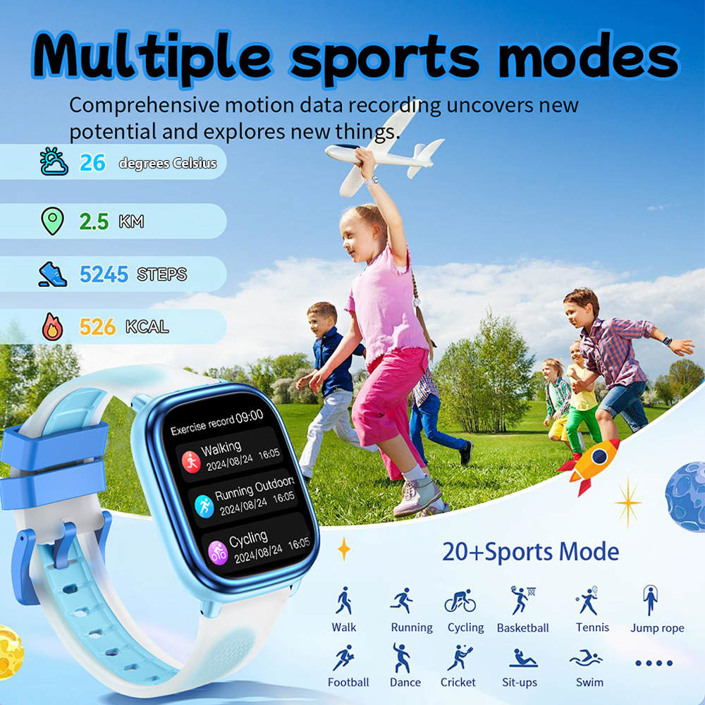 New Kids Study Smart Watch 1.8 - Smartwatch Watches Best Gift For Boys reseña y precio