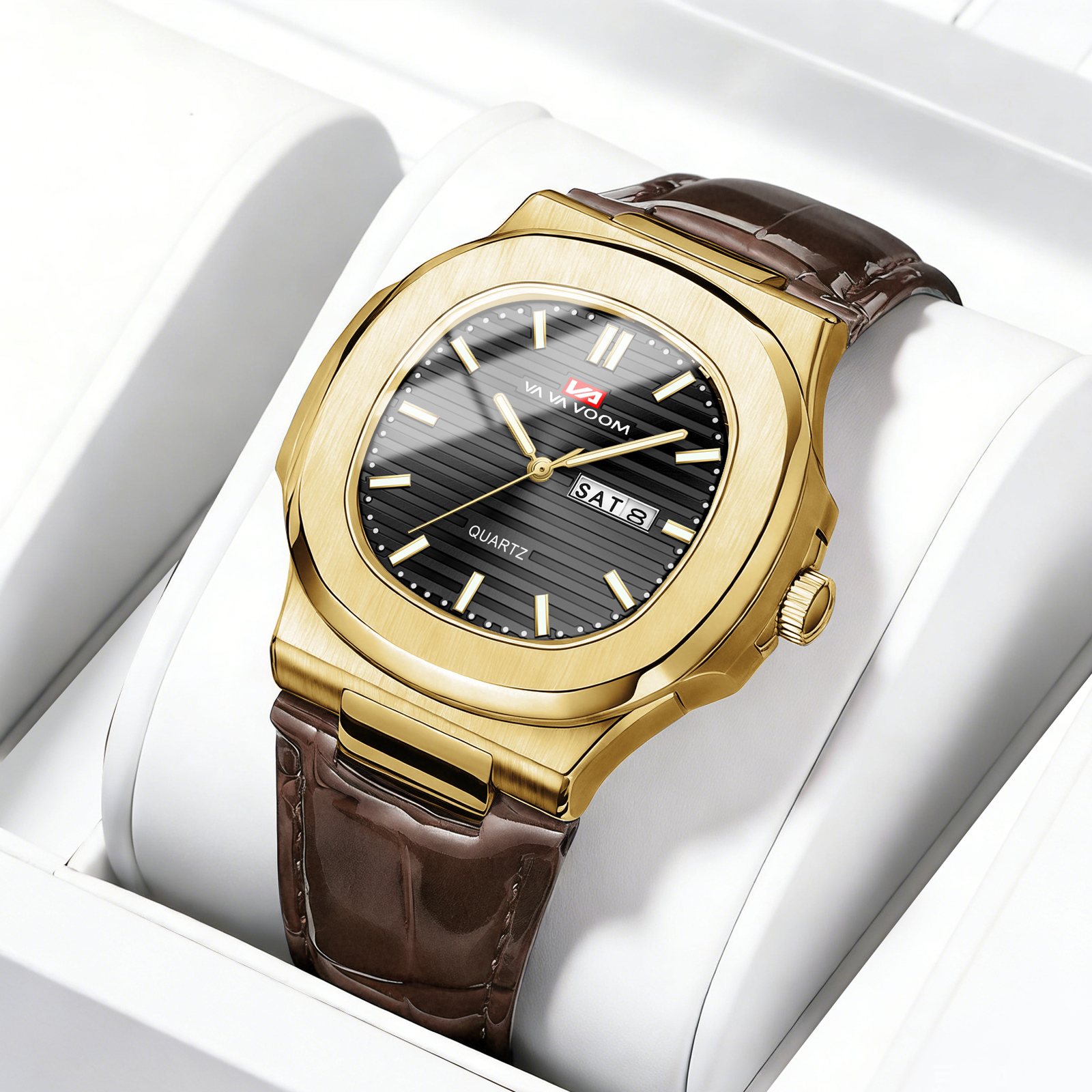 Luxury Men Quartz Watch 40mm B - Smartwatch Square Watches For Men reseña y precio
