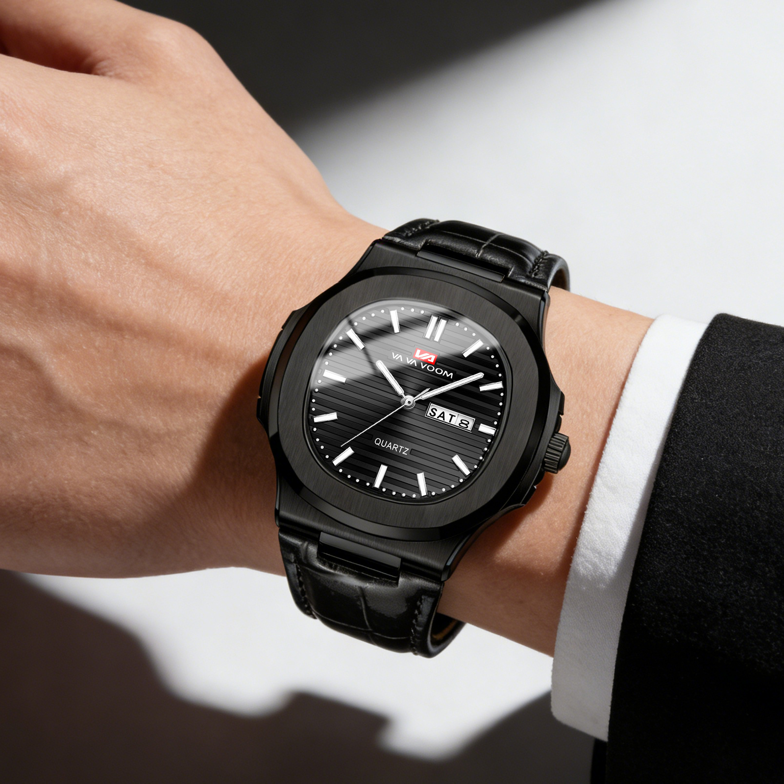 Luxury Men Quartz Watch 40mm B - Smartwatch Square Watches For Men reseña y precio