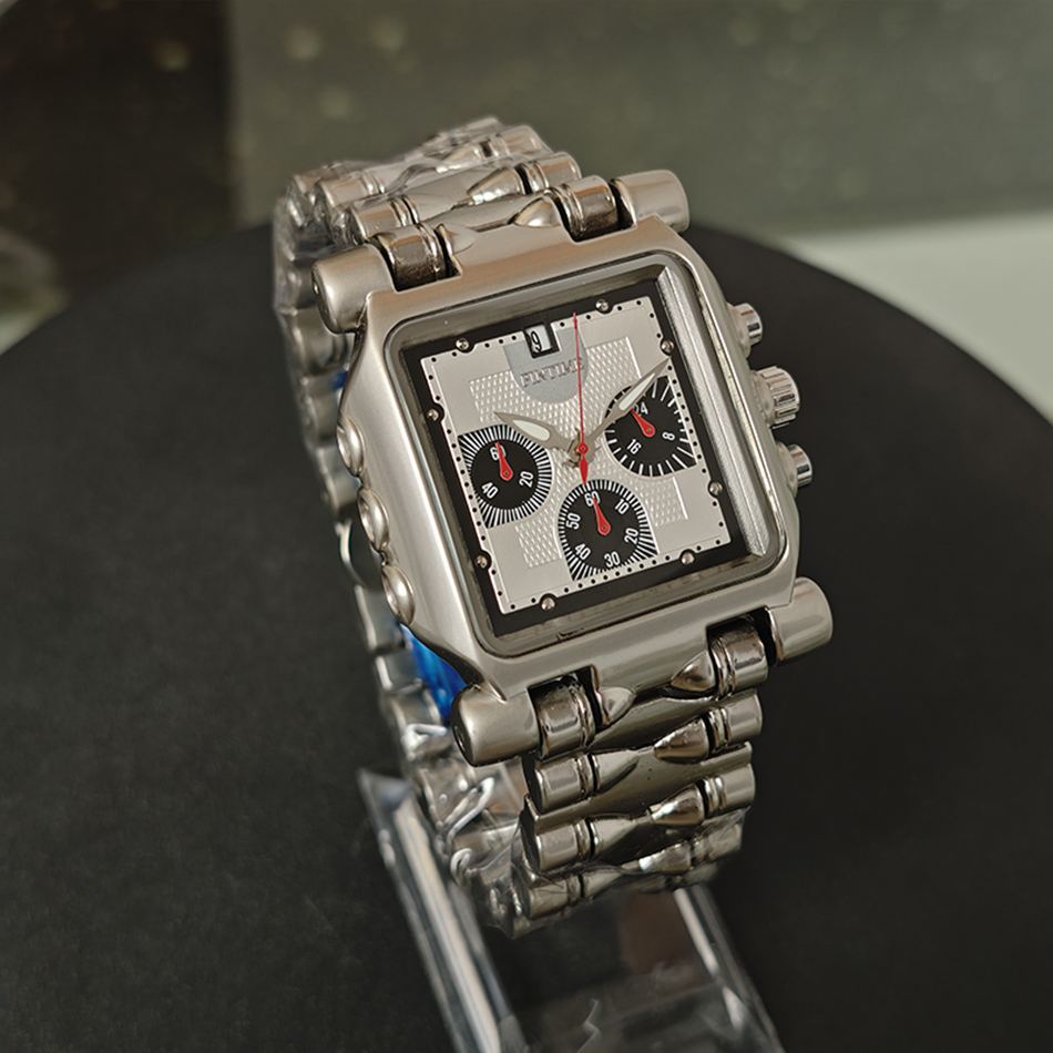 New Square Quartz Watch with L - Smartwatch Square Watches For Men reseña y precio
