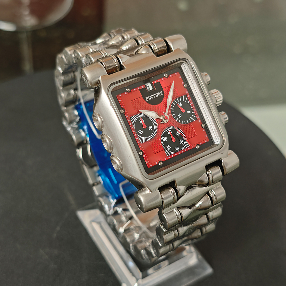 New Square Quartz Watch with L - Smartwatch Square Watches For Men reseña y precio
