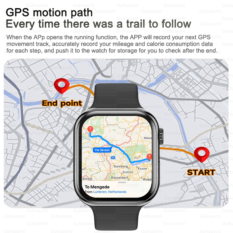 2026 New For iOS Watch Series  - Heart Rate Gps Watch reseña y precio