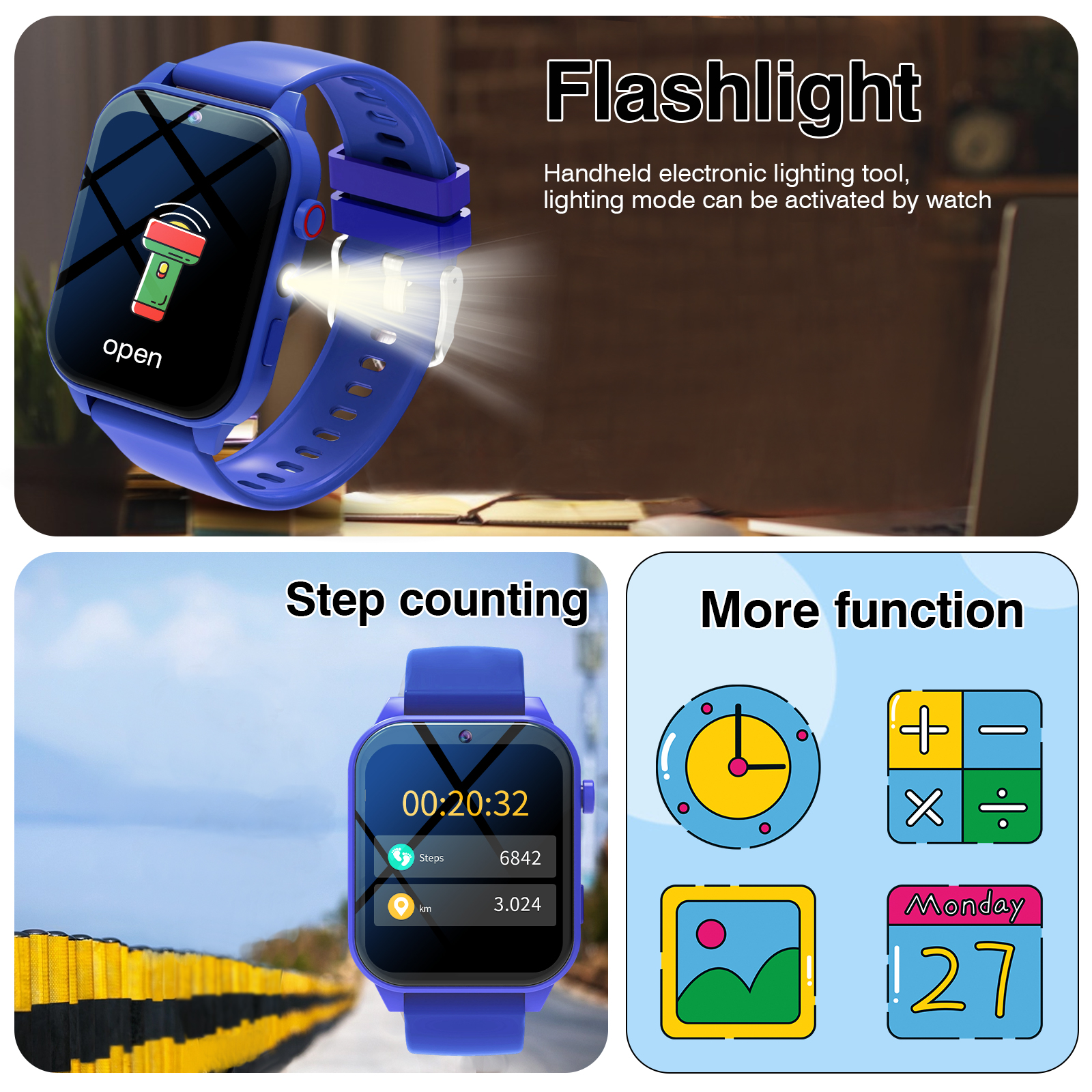 Kids′s Smart Watch 18 Games Ca - Smartwatch Digital Watches For Kids reseña y precio