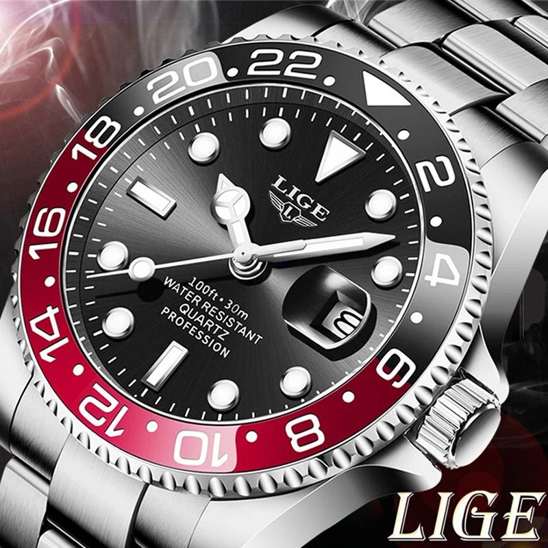 LIGE 2026 Men's watches busine - Smartwatch Watches Gift For Men reseña y precio
