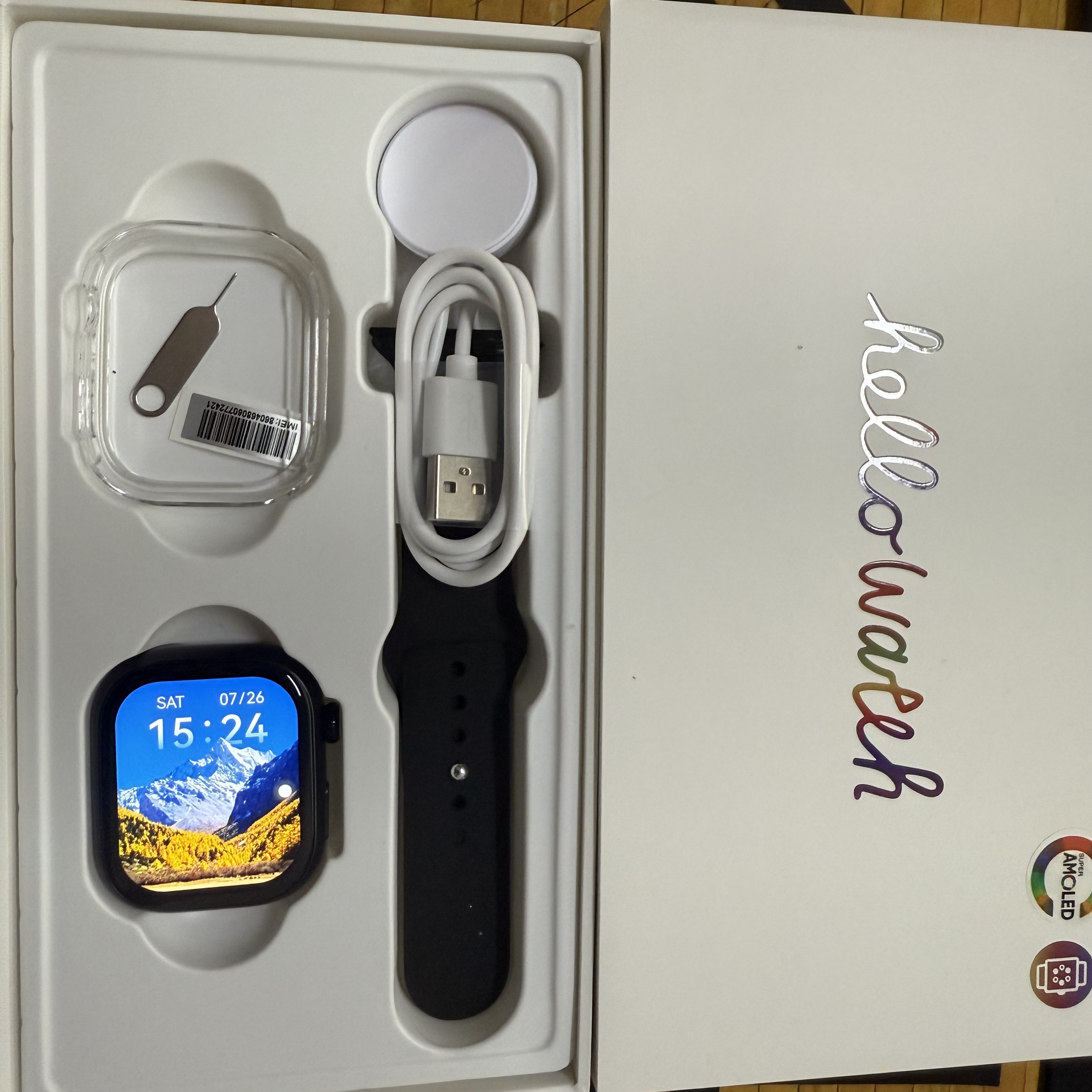New VP69 2.39inch Amoled Andro - Heart Rate Gps Watch reseña y precio