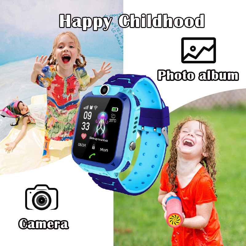Q12B Kids Smart Watch with SOS - Smartwatch Watches Gift For Boys With Gps reseña y precio