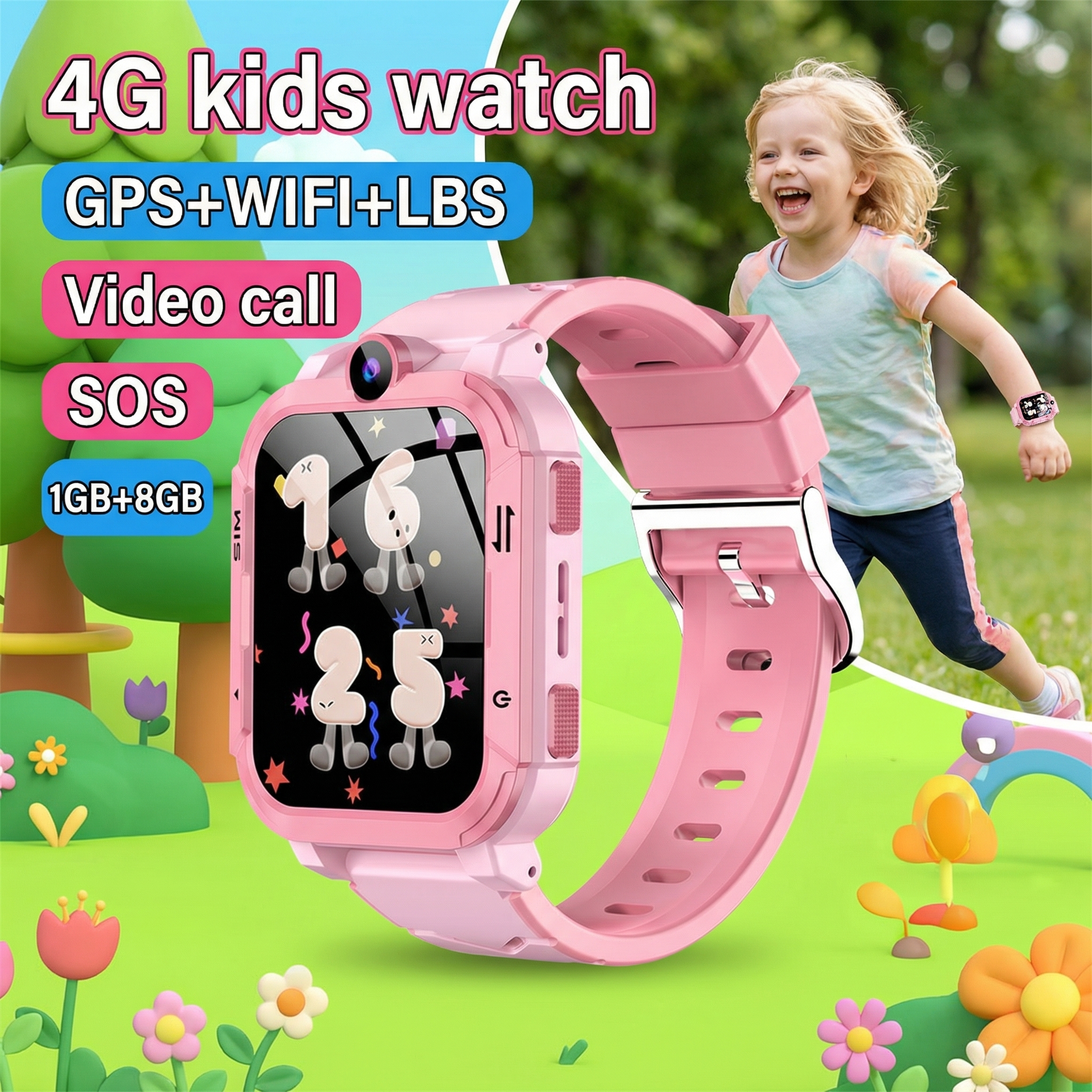 Smart Watch Kids 4G GPS WiFi L - Smartwatch Watches Birthday Gift For Boys With Gps reseña y precio