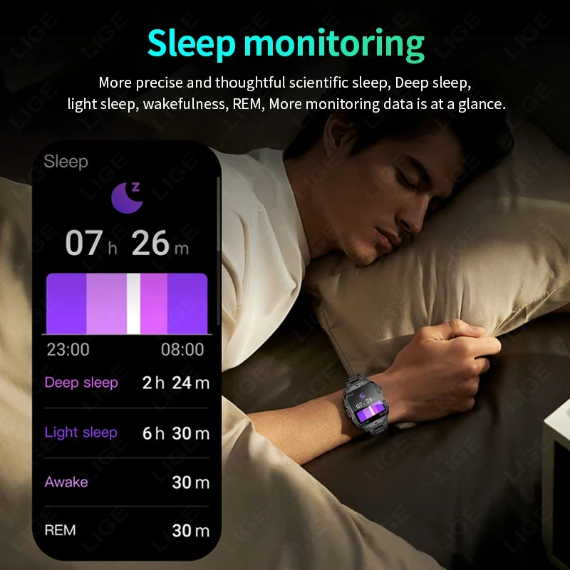 LIGE Outdoor Men's Sports Smar - Smartwatch Watches Gift For Men reseña y precio