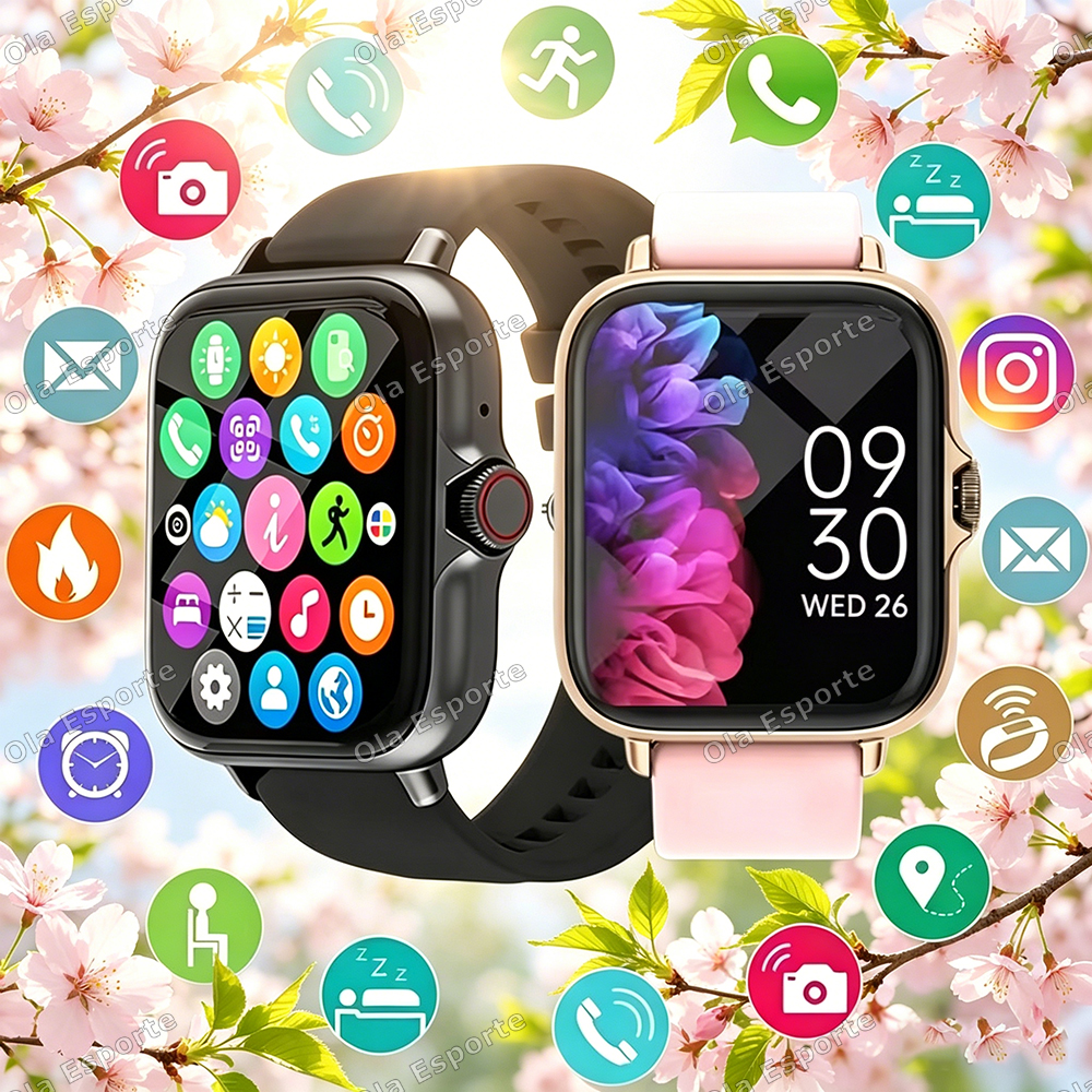2026 Smart Watch Android IOS P - Smartwatch Square Watches For Men reseña y precio