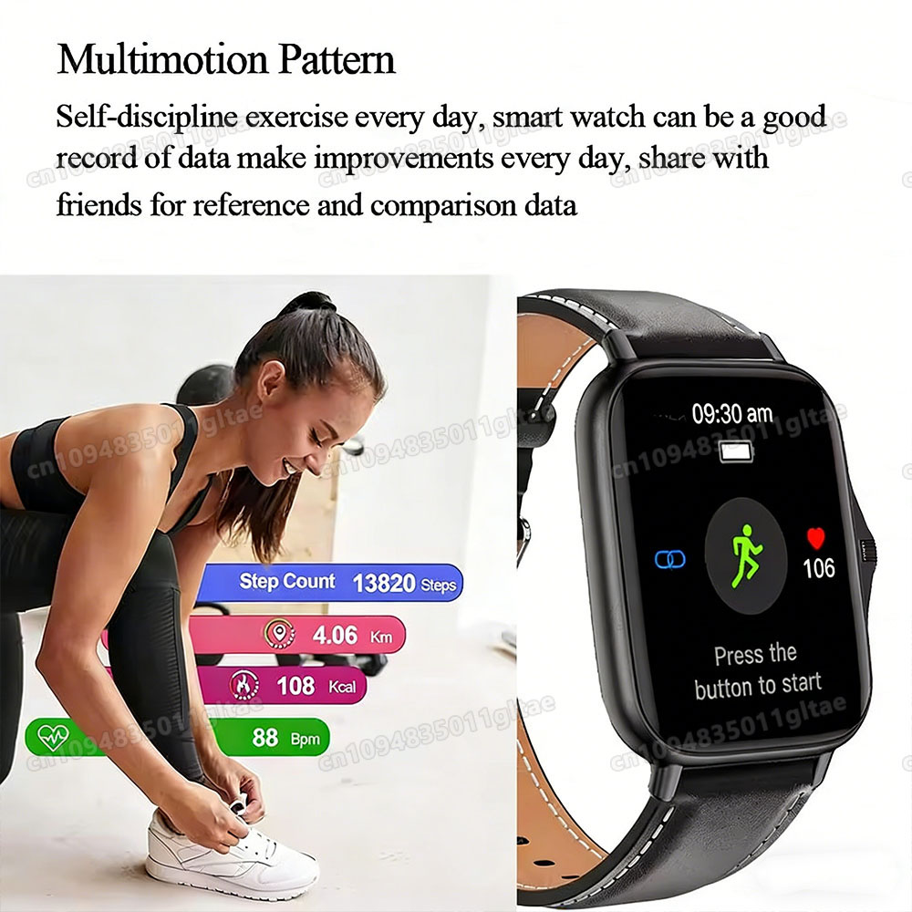 2026 Smart Watch Android IOS P - Smartwatch Square Watches For Men reseña y precio