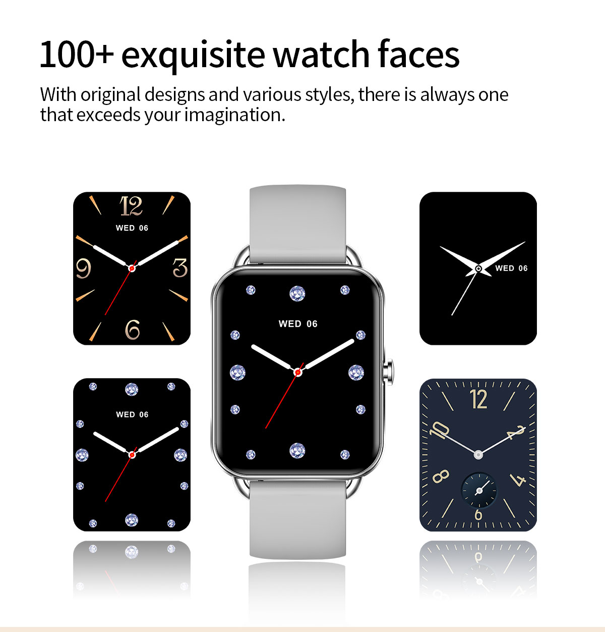 2024 Smart Watch Android Phone - Smartwatch Square Watches For Men reseña y precio