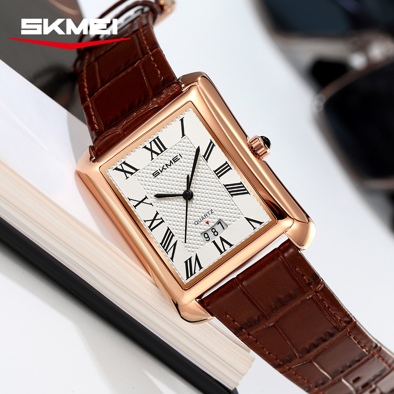 SKMEI 2575 Classic Men's Quart - Smartwatch Square Watches For Men reseña y precio